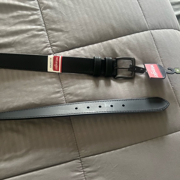 Mens Wrangler Leather Belt 42 - Picture 3 of 8